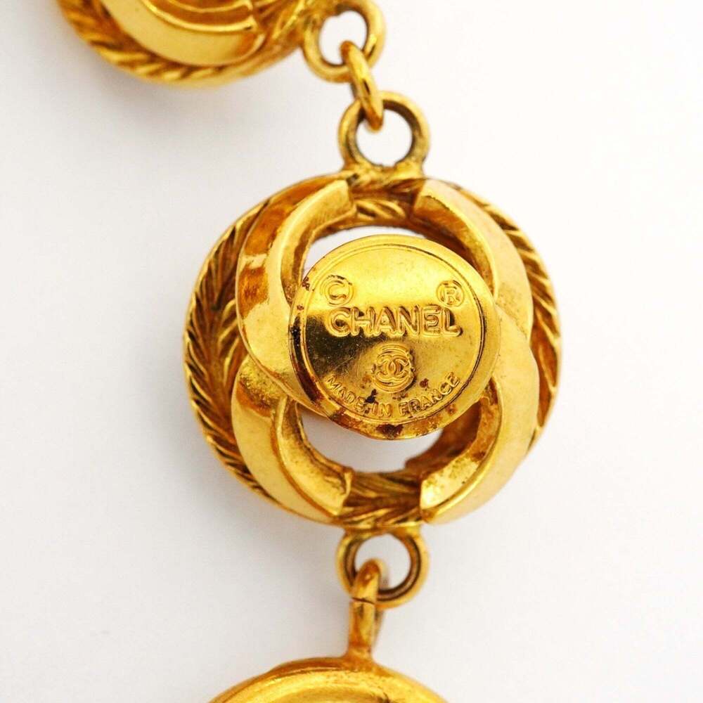 CHANEL Gold Logo Charm Bracelet - Picture 5 of 6